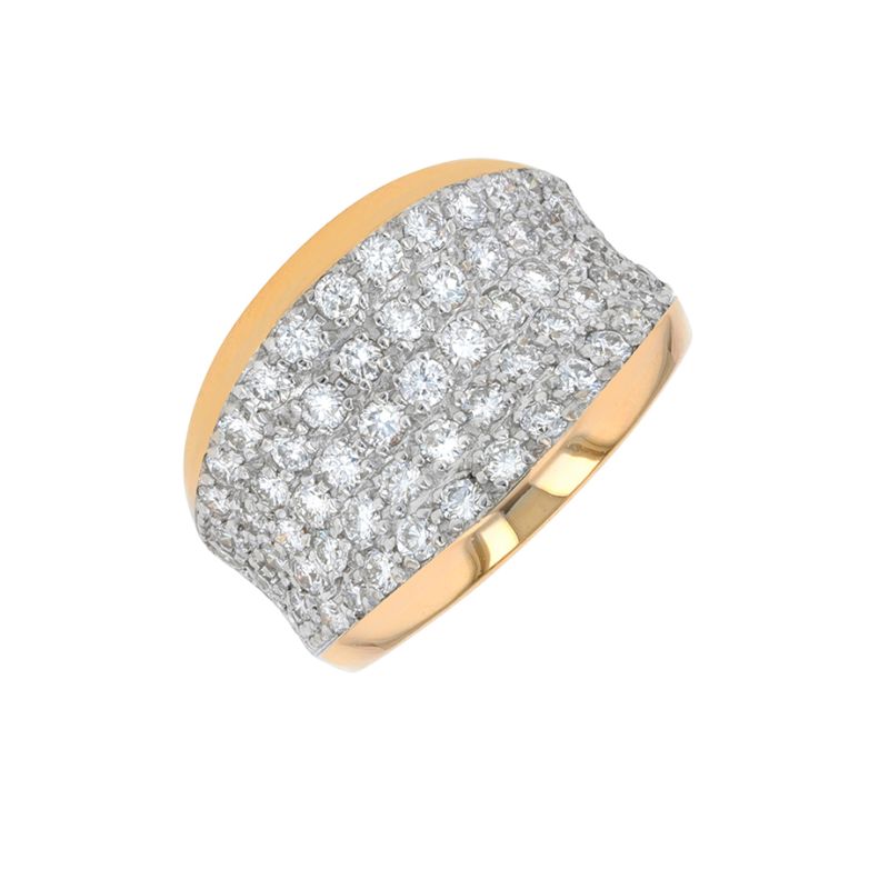 Bague diamants 1.56 carat 2 ors 16.01g Comme neuf -  reconditionné disponible sur Gemme Les Bijoux